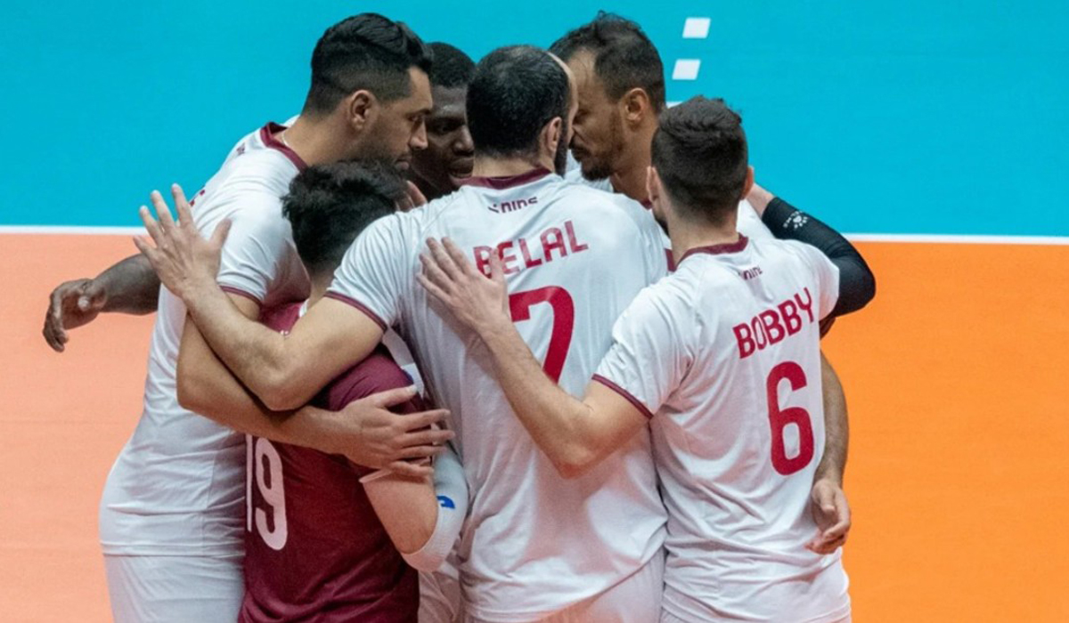 Qatar Team Wins Third Place in Asian Men's Volleyball Championship